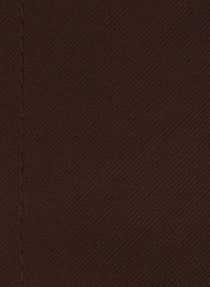 Story@Home Blackout Window Curtains, for Living/Bedroom. Premium Faux Silk, Rich Polyester. Light Blocking, Thermal Insulation, Noise Reduction. Grommet. Brown, 2 Panels, 152cm/5ft - Image 3