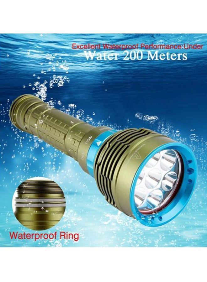Scuba Diving Flashlight Green - Image 4