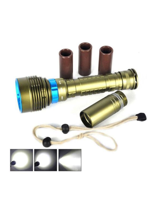 Scuba Diving Flashlight Green - Image 3