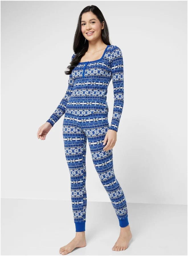 La Senza Printed  Pyjama Top