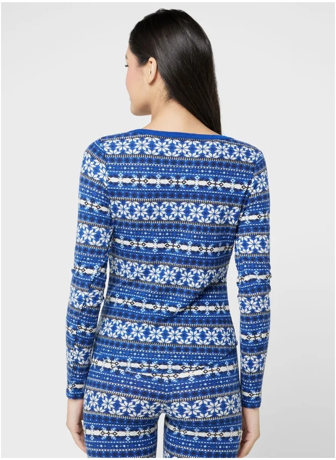 La Senza Printed  Pyjama Top