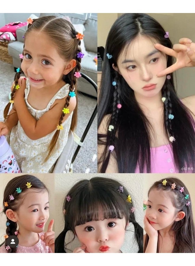 Boulevar Kids Hair Extensions with Hair Clips Hair Braid Decorative Hair Clips Hair Accessories Colourful Kid Hair Stylish Claw Clips (24-PCS) - Image 5