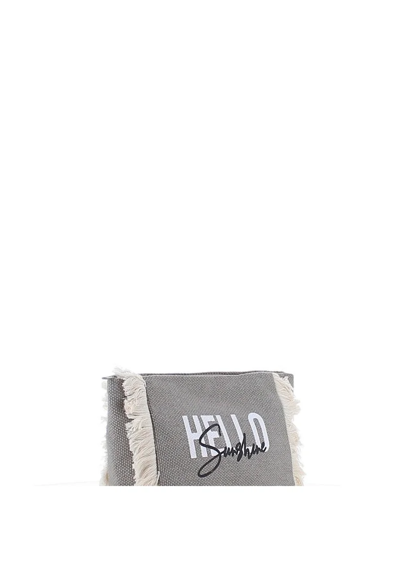 مارينا جالانتي Marina Galanti Lei Fabric Beauty Case - Gray