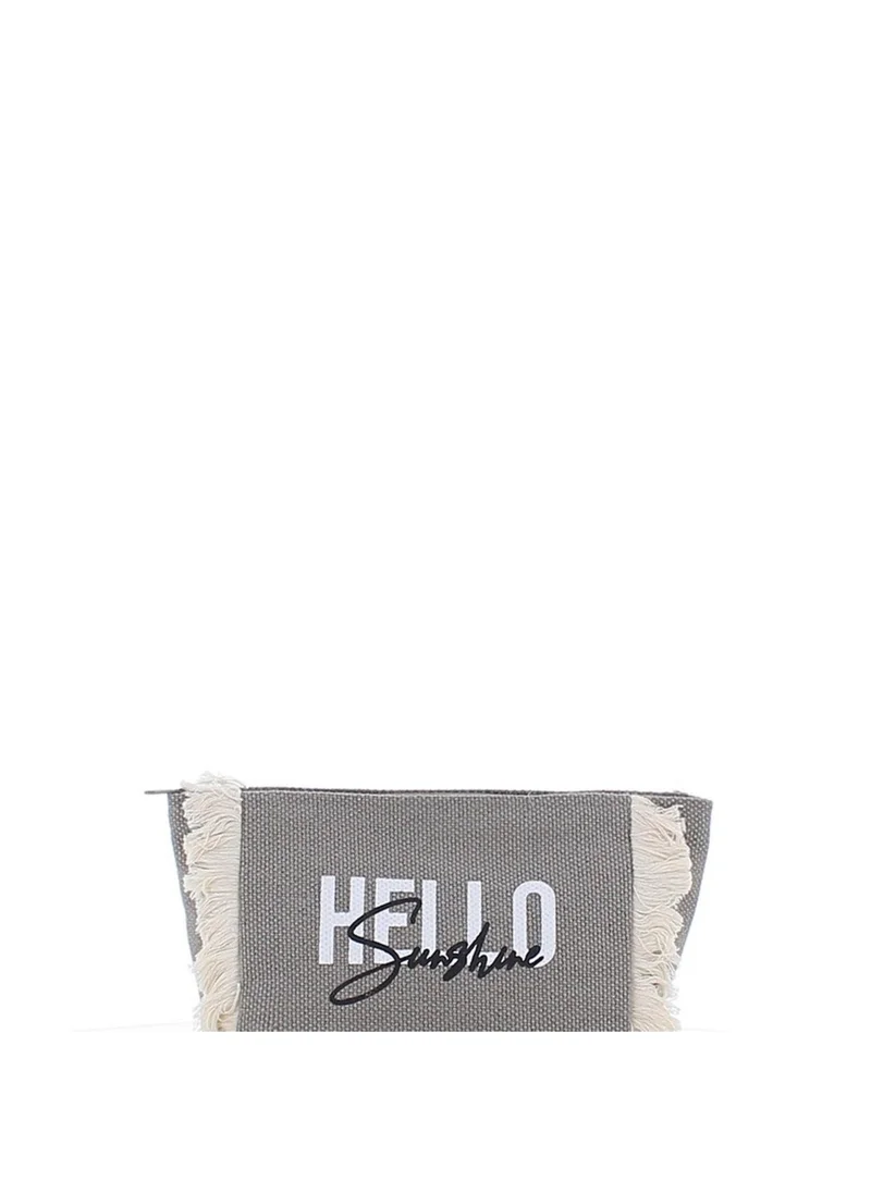 مارينا جالانتي Marina Galanti Lei Fabric Beauty Case - Gray