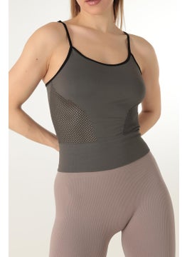 Miorre Thin Strap Mesh Detailed Sports T-Shirt  - Image 1