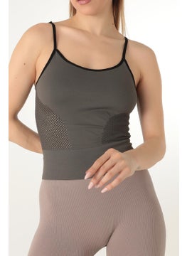 Miorre Thin Strap Mesh Detailed Sports T-Shirt  - Image 2