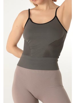 Miorre Thin Strap Mesh Detailed Sports T-Shirt  - Image 3