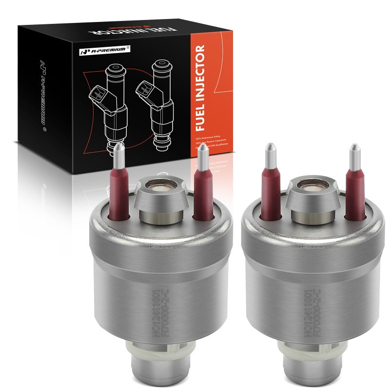 APremium Set of 2 Fuel Injectors Compatible with Chevrolet Tahoe Blazer Caprice GMC Yukon C1500 Buick Roadmaster Cadillac Brougham Isuzu NPR Oldsmobile Replace 17111864
