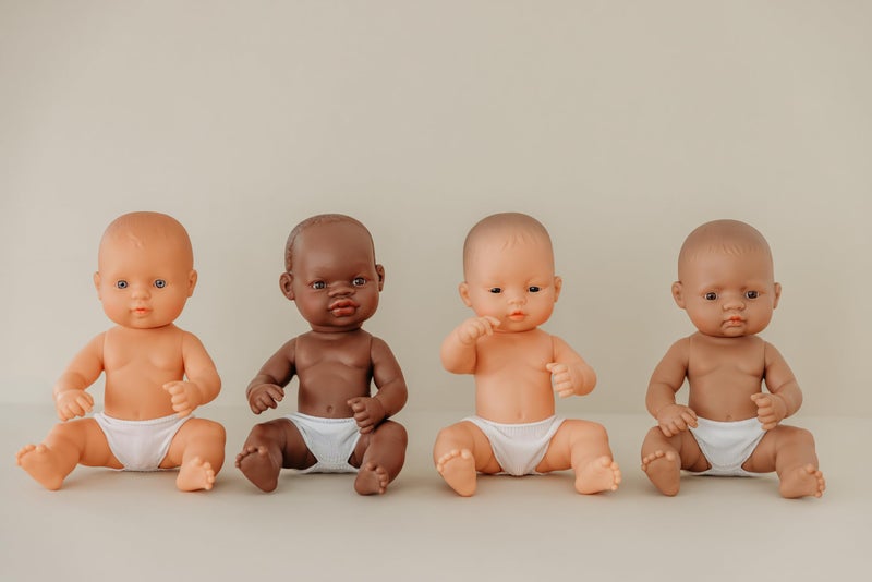 Miniland Realistic Baby Doll with Anatomically Correct Features, Reborn Baby Dolls, Cute Scented Body with Vanilla Perfume, Comes in Polybag, 12 5/8 inches Tall | Caucasian Boy - Image 2