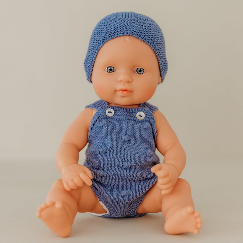Miniland Realistic Baby Doll with Anatomically Correct Features, Reborn Baby Dolls, Cute Scented Body with Vanilla Perfume, Comes in Polybag, 12 5/8 inches Tall | Caucasian Boy - Image 4