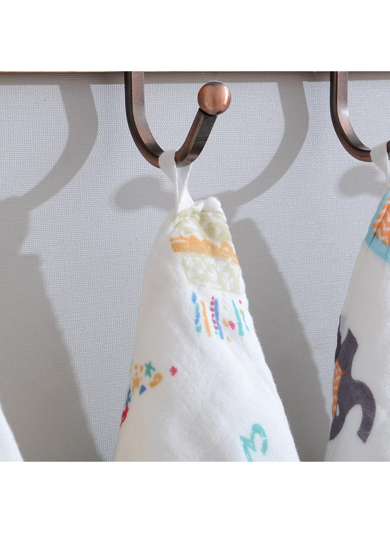 Y&D 30x 30cm Cotton Soft Baby Towel Set Of 5 - Image 3