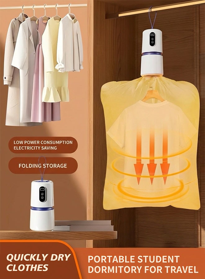 APEX Portable Clothes Dryer with Timer, Portable Dryer with 360° Hot Air Technology & Dry Bag - Image 1