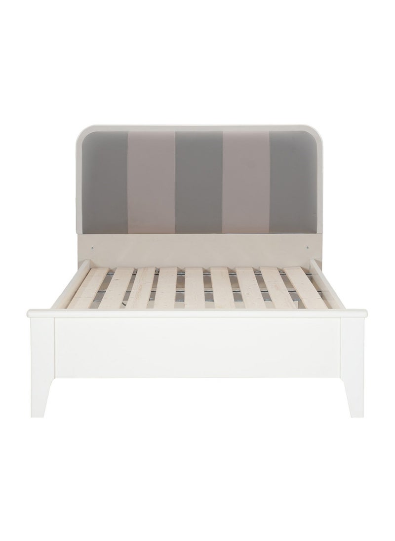 ROYALOAK Royaloak Mustang Kids Bed | HDF With Matt Finish | Upholstery Headboard | Comfort Back Support | Modern Design | Durable & Long Lasting | Easy-to-clean Surface | Wooden Bed | Bed For Kids | Wood Bed  - Image 2