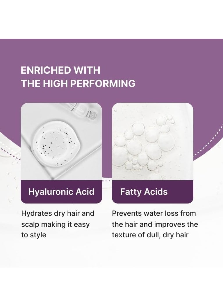 BARE ANATOMY - Anti Frizz Shampoo Hair Mask and Ultra Smoothing Hair Serum Kit Frizz Control Up to 24 Hours with Hyaluronic Acid and Fatty Acids Paraben and Sulphate Free for Women and Men 250ml 250g 50ml - Image 1