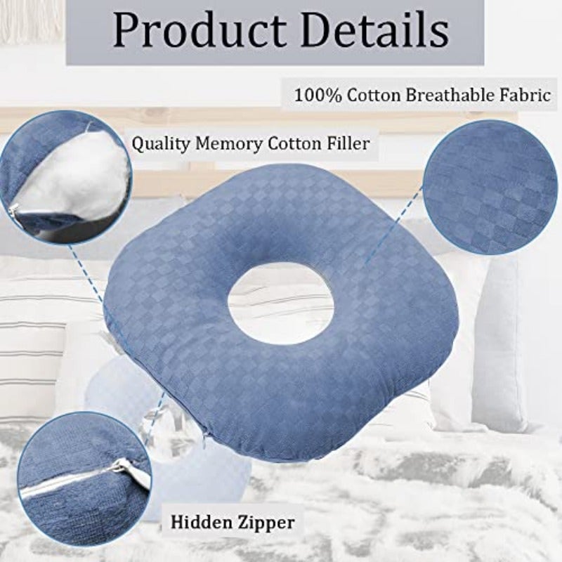 Ear Piercing Pillow with Hole for Cartilage Piercings CNH Support - Image 3