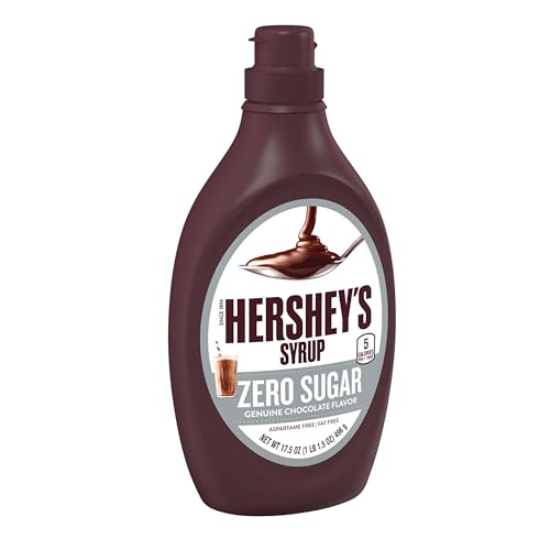 HERSHEY'S Zero Sugar Chocolate Syrup Bottle, 17.5 oz - Image 3
