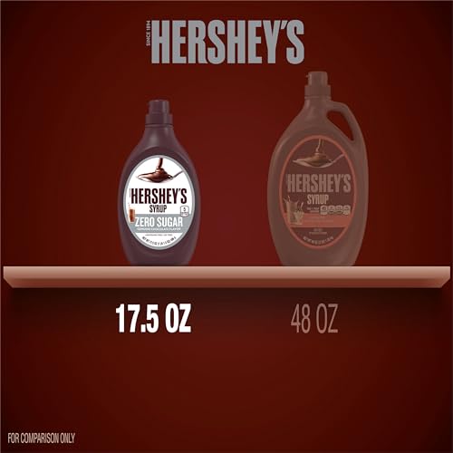 HERSHEY'S Zero Sugar Chocolate Syrup Bottle, 17.5 oz - Image 4