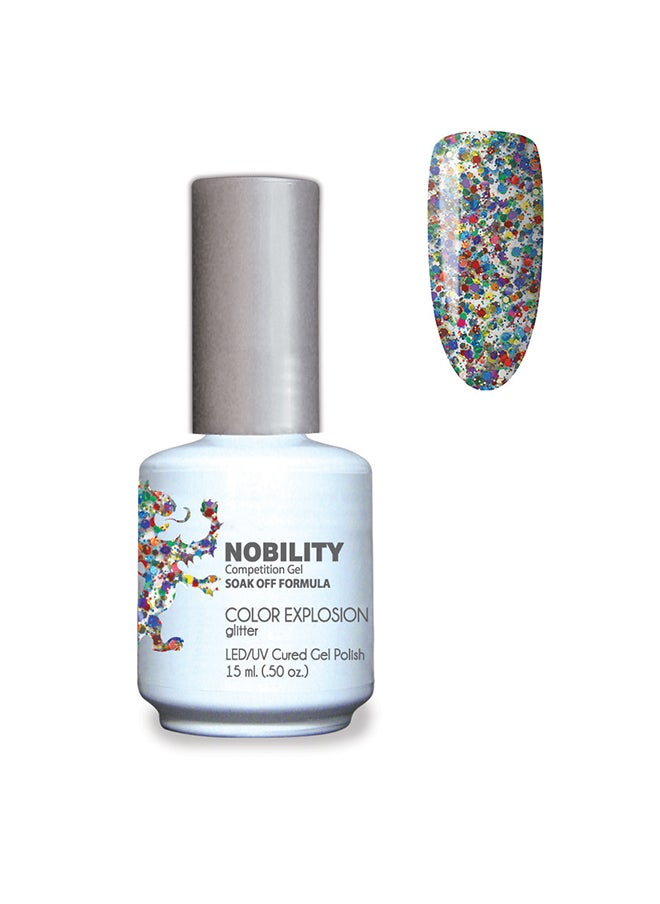 Lechat Gel Nail Polish 15 ml, Long Lasting, Chip Resistant, Requires Drying Under UV Led Lamp Color Explosion Nbgp112 