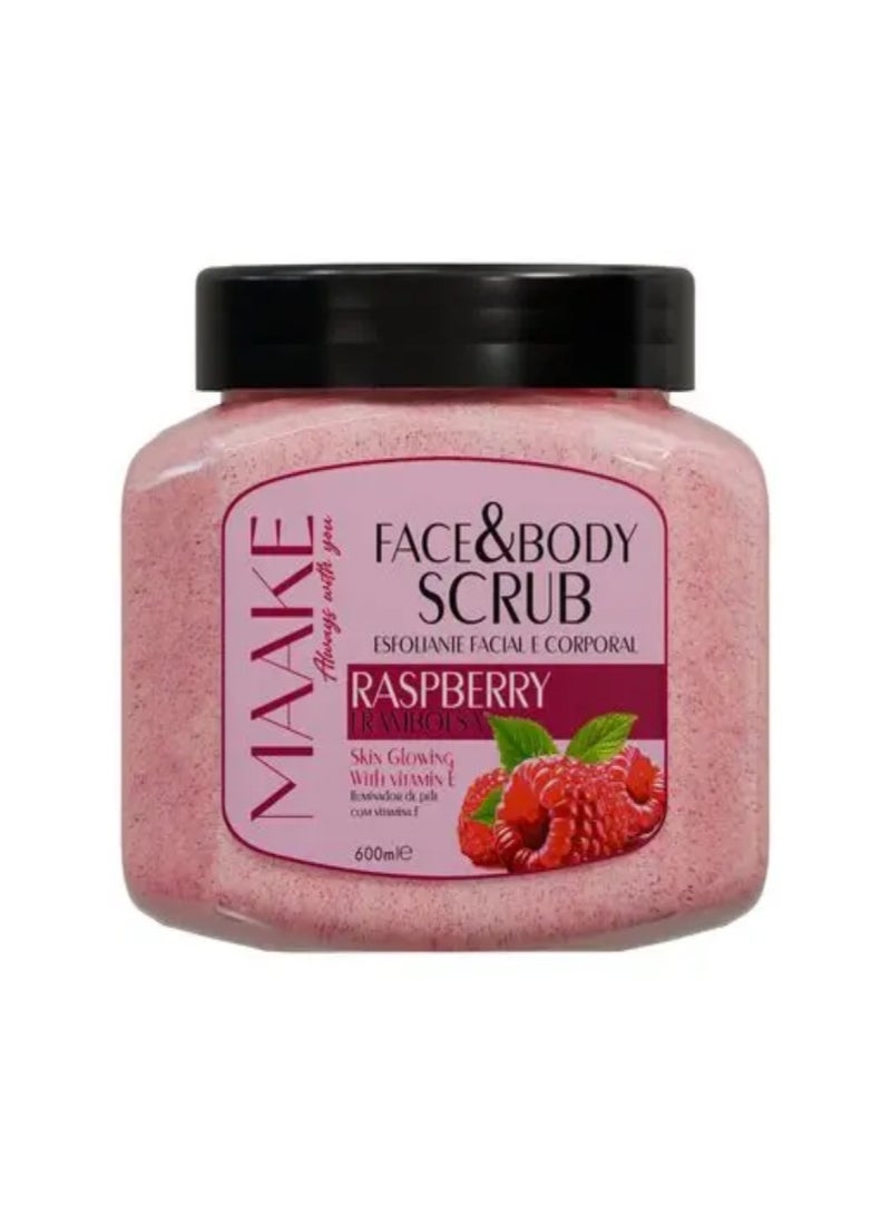 RASPBERRY GLOWING FACE & BODY SCRUB