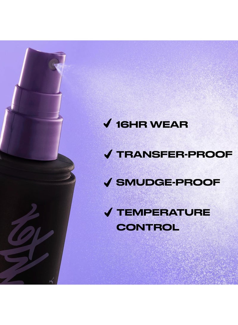 إيربن ديكاي بخاخ تثبيت المكياج طويل الأمد All Nighter من URBAN DECAY - بخاخ تثبيت المكياج الحائز على جوائز - يدوم حتى 16 ساعة - خالٍ من الزيوت، رذاذ دقيق للغاية - تركيبة غير مجففة لجميع أنواع البشرة - 4.0 أونصة سائلة - Image 5