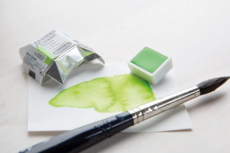 Schmincke AKADEMIE Aquarell Solid Metal Box with 24 Half Pans - Image 4