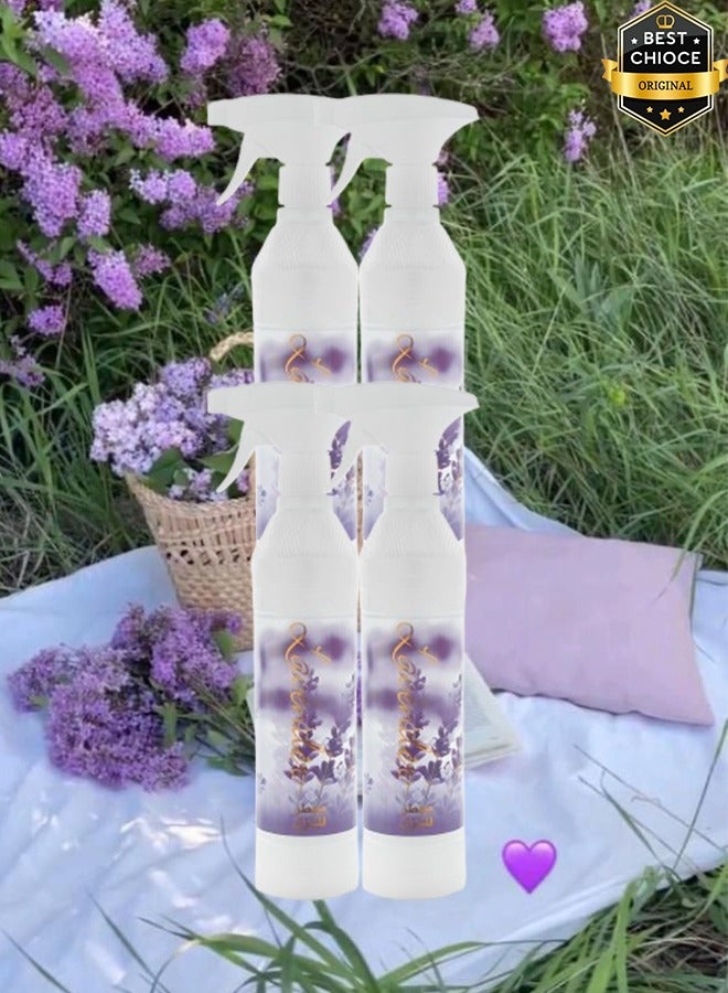 Banafa 4 Pieces Lavender Air Freshner 500ml - Image 1
