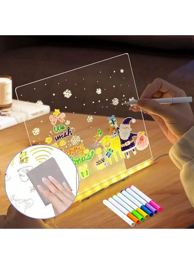 لوحة ألوان أكريليك شفافة LED للأطفال - Image 1