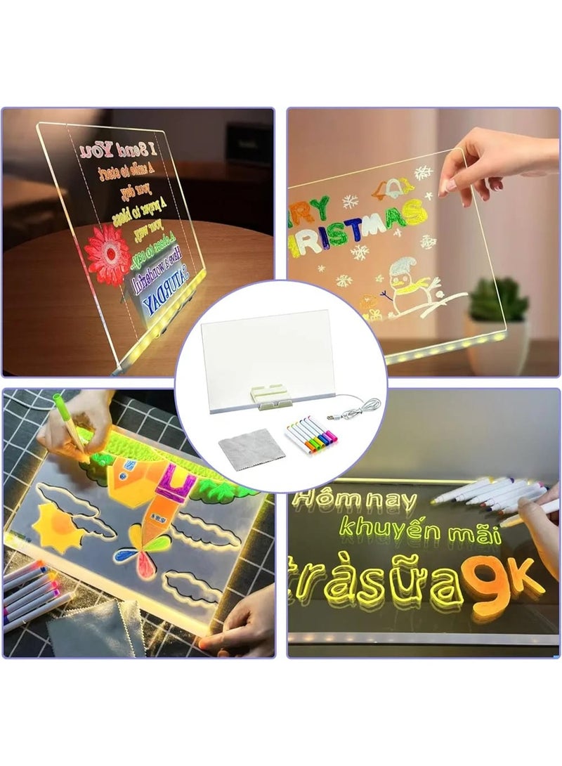 لوحة ألوان أكريليك شفافة LED للأطفال - Image 4