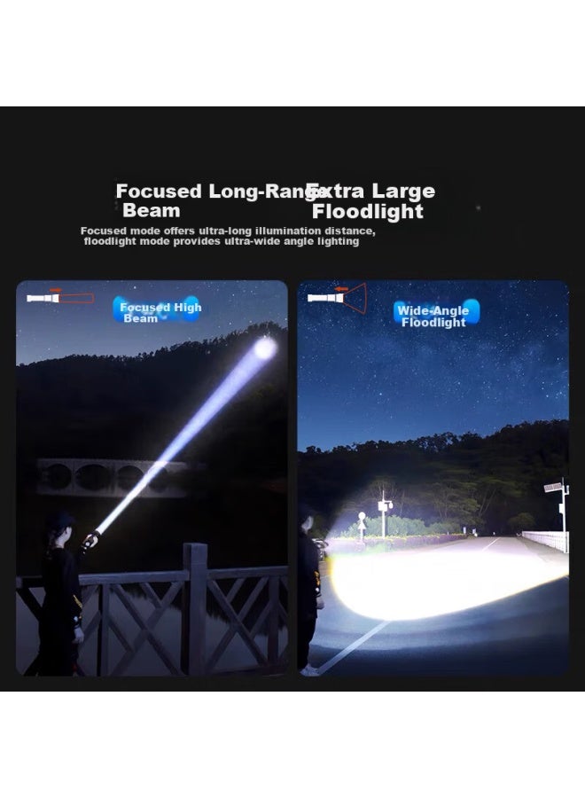 Fsl Flashlight High Brightness Long Battery Life Emergency Outdoor Household Searchlight - Image 3