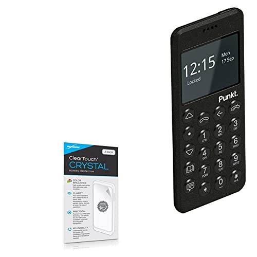 BoxWave حامي شاشة BoxWave متوافق مع Punkt MP02 - ClearTouch Crystal (عبوة 2)، فيلم HD - يحمي من الخدوش لـ Punkt MP02 - Image 1