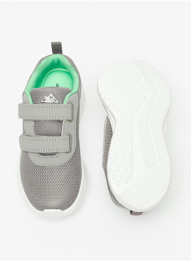 Oaklan by Shoexpress - Boys Textured Sports Shoes with Hook and Loop Closure - Image 1