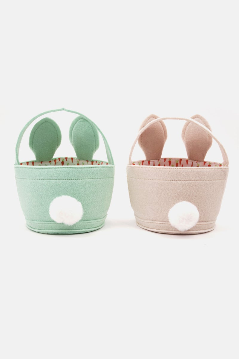 Tchibo 2 Pieces Easter Basket, Mint/Beige - Image 3