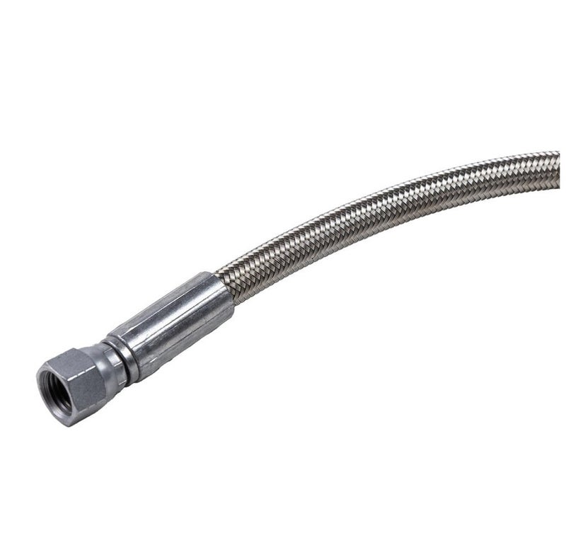 اي ار بي خرطوم هواء ARB معزز من PTFE قياس JIC-4 بطول 1.5 متر – 0740204، خط ضاغط عالي التدفق مع جديلة من الفولاذ المقاوم للصدأ – تجهيزات مشبك أنثوي JIC-04 بزاوية 37°، خرطوم تمديد ضاغط ARB - Image 2