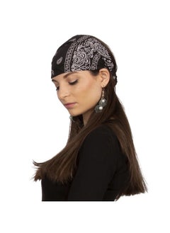 CoverYourHair Bandana Headband-Paisley Bandana Headband Wrap- 5 PC Wide Headbands-Christmas Gifts by CoverYourHair  - Image 2