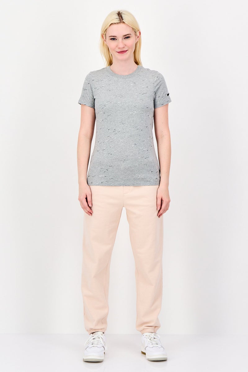 Nike Women Sportswear Fit Short Sleeve Outdoor Top, Grey - Image 2