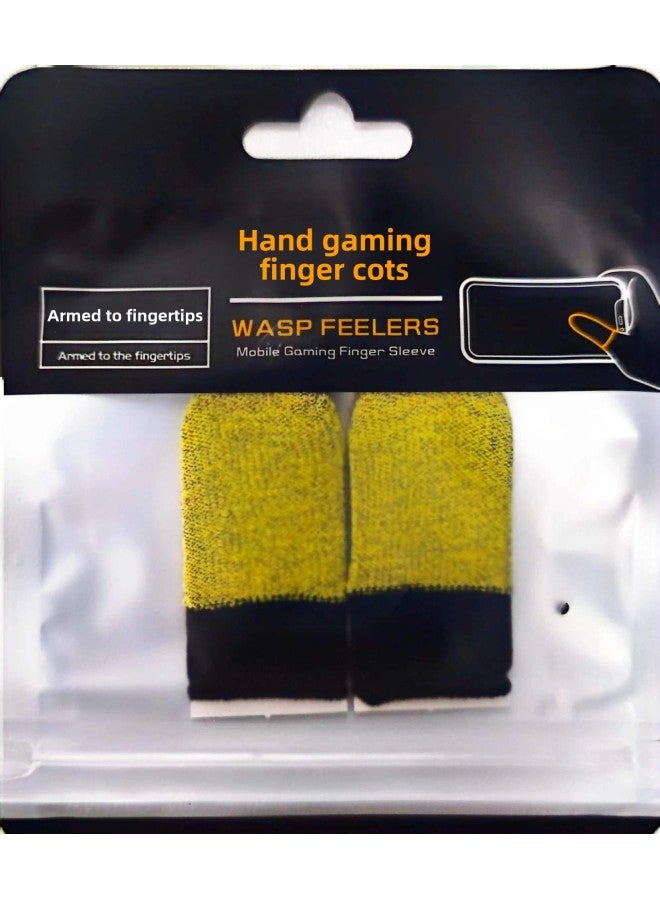 Snow Game Finger Coat E-Sports Fashion Cool Ultra-thin Breathable Double Color Finger Coat Chicken Finger Coat Artifact-Product Color:silver Yellow Black Double Spell  - Image 1