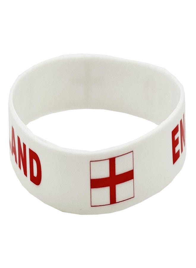 LLBFHH 4 Pcs England Country Flag Rubber Bracelets, National Flag Silicone Bracelet, Rubber Wristbands Patriotic Decorations Gift - Image 3