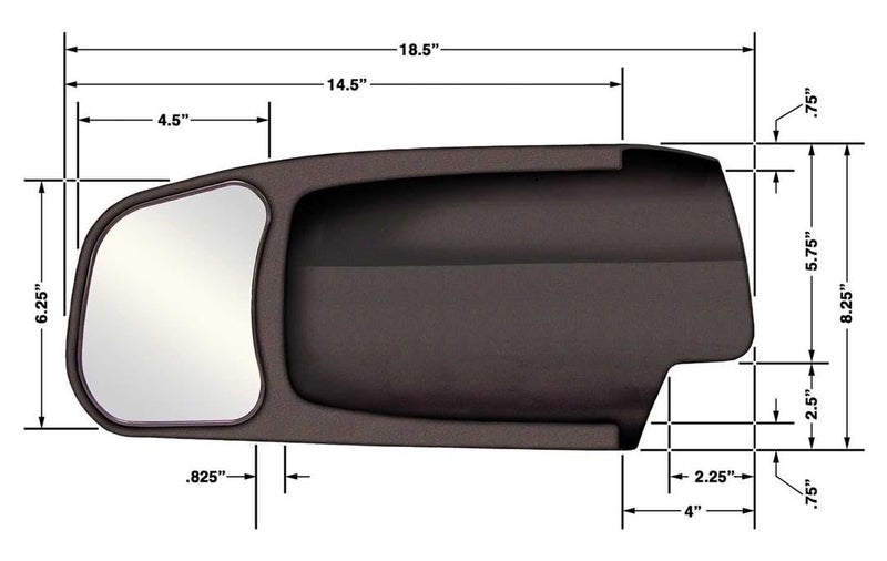 CIPA 11402 Dodge Passenger Side Custom Towing Mirror - Image 5