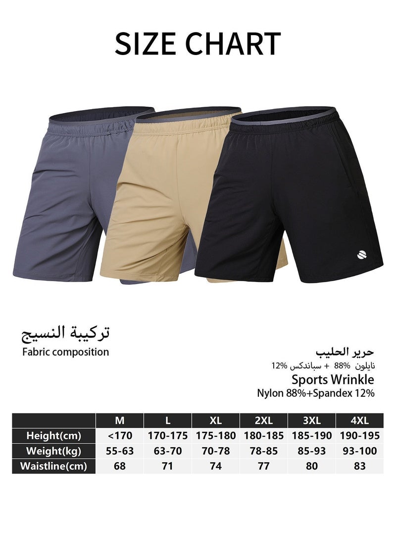 QUASER Men's Athletic Shorts,5'' Lightweight Quick Dry Running Sports Knit Athletic Gym Shorts with Pockets - Image 5