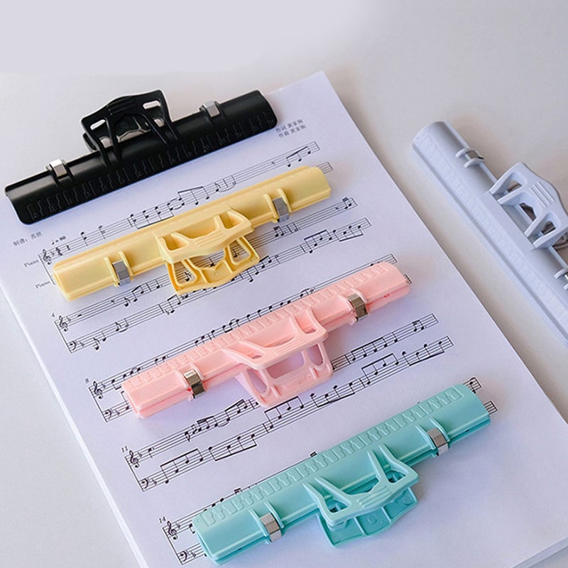 5pcs Multi-functional Clip Tool Music Score Paper Clip Document Paper Fixing Binder for Musician - Image 1