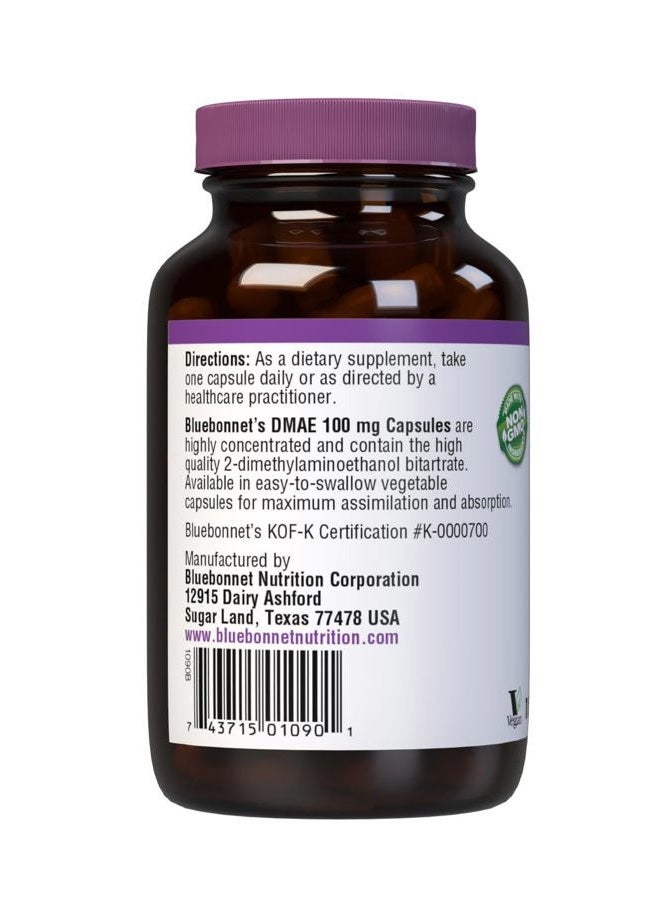 Bluebonnet مكمل DMAE، 100 حبة - Image 3