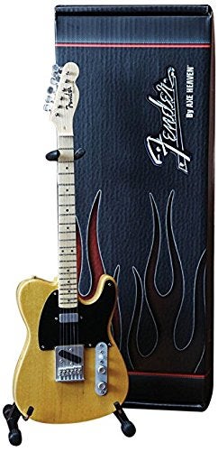 Axe Heaven FT-001 Fender Telecaster Butterscotch Blonde Miniature Guitar - Image 3