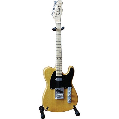 Axe Heaven FT-001 Fender Telecaster Butterscotch Blonde Miniature Guitar - Image 5