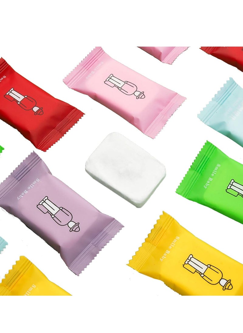 Excefore Compressed Towel Tablets, Disposable Face Compressed Towels, 11x9.5 Inches Soft Wipe Face Washcloths, Portable Coin Tissue for Outdoor Travel Camping Hiking Sport Hotel Beauty Salon (28 Pcs)  - Image 3