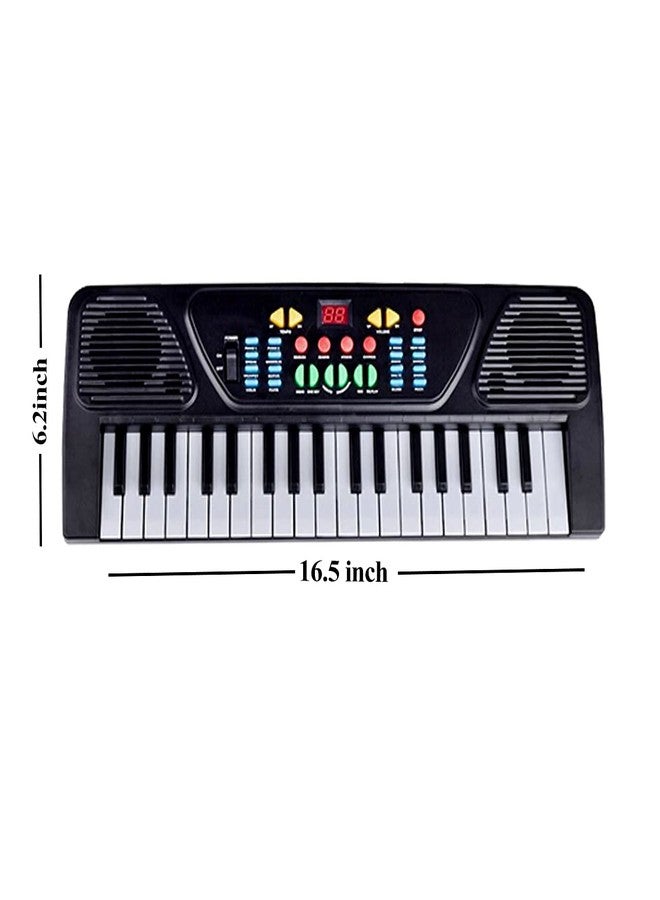 Wizme Musical Piano Keyboard with Microphone 37 Keys, 8 Rhythms, 8 Tones with 6 in-Built Demos & Song Record Feature for Kids Boys and Girls Birthday Gift Items - Image 2