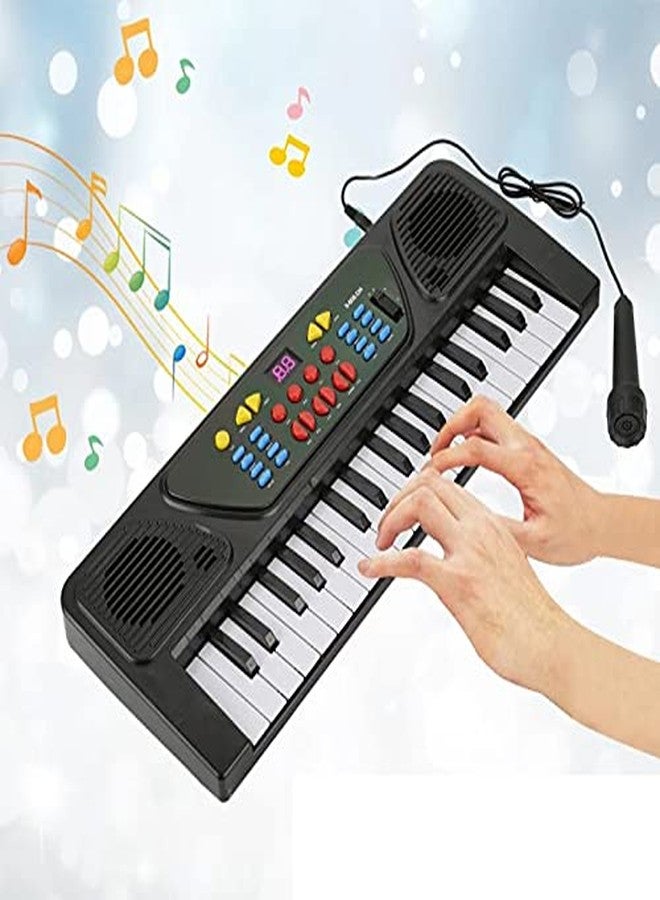 Wizme Musical Piano Keyboard with Microphone 37 Keys, 8 Rhythms, 8 Tones with 6 in-Built Demos & Song Record Feature for Kids Boys and Girls Birthday Gift Items - Image 3
