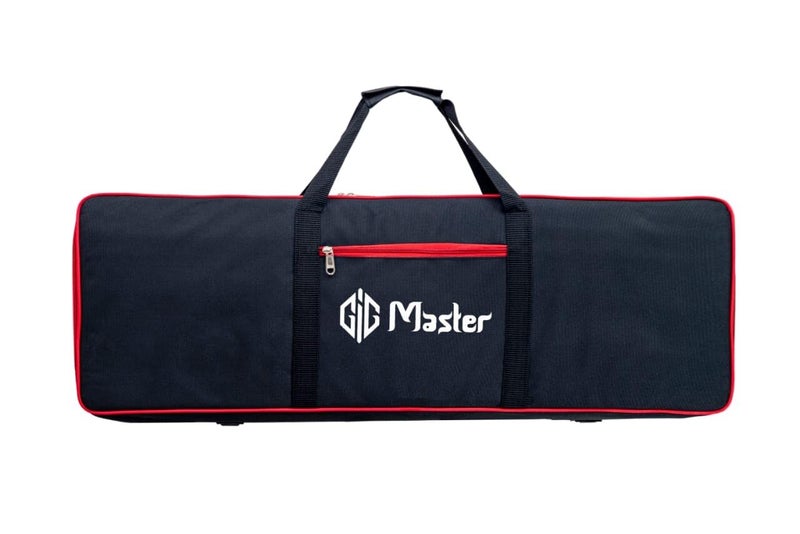 GIG Master Keyboard Bag/Case/Cover for Casio CTK-240, CTK-245 49 Keys Heavy Padded Light Weight Gig Bag with Front Pocket (Black & Red) - Image 2