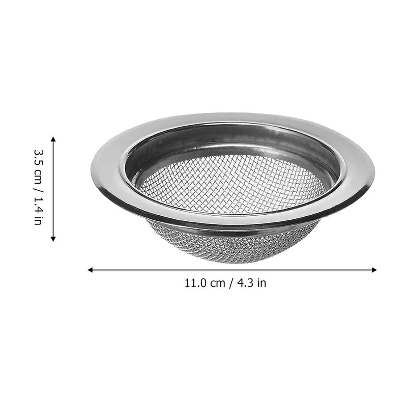 Azinoor Mesh Sink Strainer Jali for Kitchen Bathroom Drainage Premium Stainless Steel Fine Mesh Sieve Filter Basket with AntiClogging Sink Jali Filter 10 Cm RustResistant Easy Clean Pack of 1 - Image 2