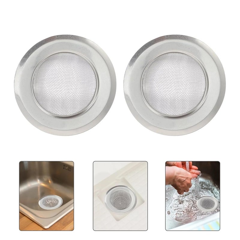 Azinoor Mesh Sink Strainer Jali for Kitchen Bathroom Drainage Premium Stainless Steel Fine Mesh Sieve Filter Basket with AntiClogging Sink Jali Filter 10 Cm RustResistant Easy Clean Pack of 1 - Image 4