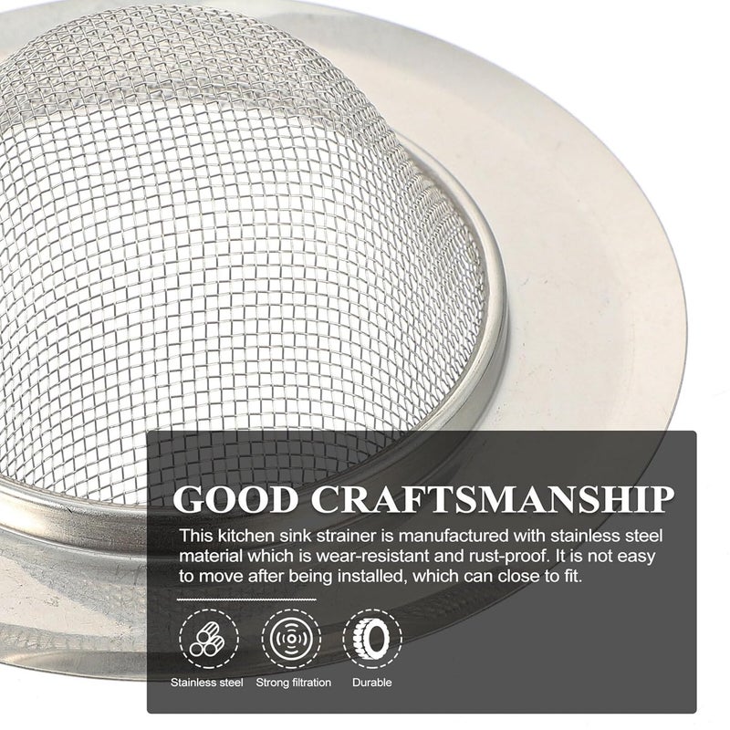 Azinoor Mesh Sink Strainer Jali for Kitchen Bathroom Drainage Premium Stainless Steel Fine Mesh Sieve Filter Basket with AntiClogging Sink Jali Filter 10 Cm RustResistant Easy Clean Pack of 1 - Image 5